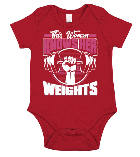 Weightlifting Short Sleeve Baby One-Piece