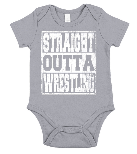 Wrestling Saying Funny Short Sleeve Baby One-Piece