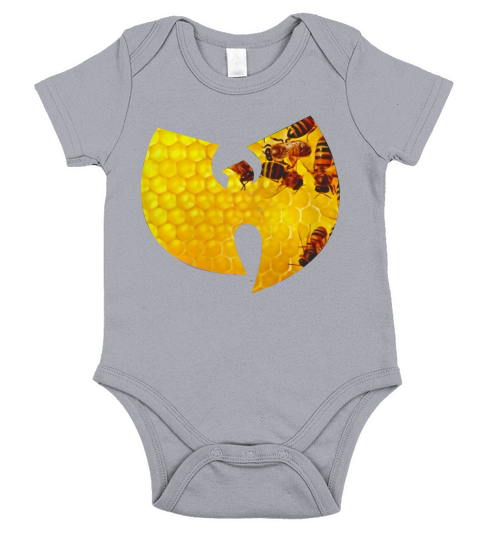 Wu-Tang Clan bees honey shirt Short Sleeve Baby One-Piece