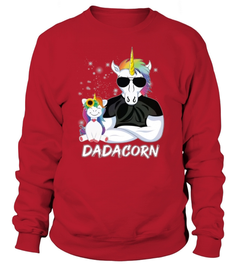 Dadacorn Muscle Unicorn Dad And Daughter shirt Sweatshirt Unisex