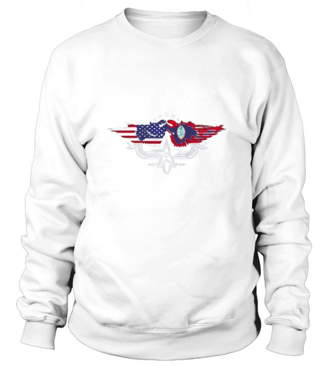 Guamanian American Flag T Shirt. Guam National Flag Shirt Sweatshirt Unisex