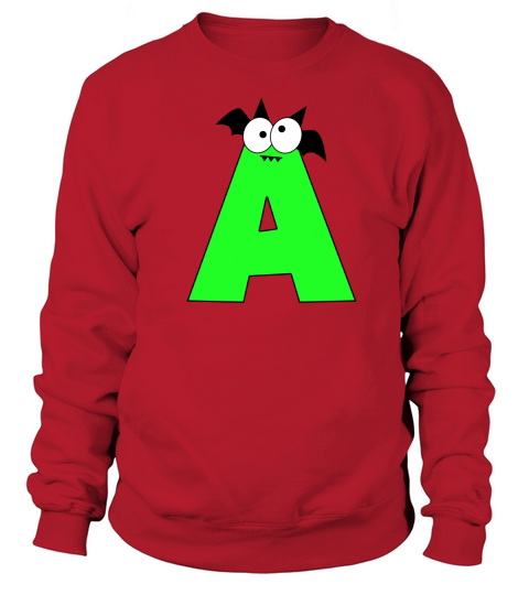 Halloween Alphabets Clipart A Sweatshirt Unisex