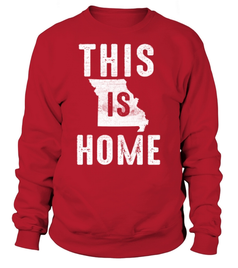 Map America US State Flag This Home Missouri Sweatshirt Unisex