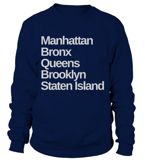 new york 5 boroughs t shirt Sweatshirt Unisex