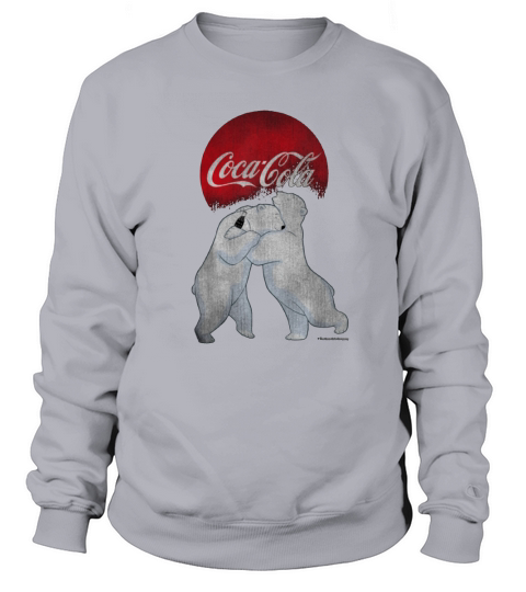 Original Coca-Cola Vintage Christmas Polar Bear Hug Graphic shirt Sweatshirt Unisex