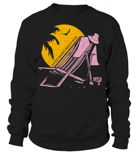 Outer Banks Beach Bum OBX Pink Vintage Sweatshirt Unisex
