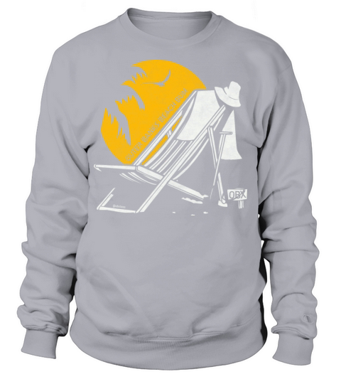 Outer Banks Beach Bum OBX Shell White Vintage Sweatshirt Unisex