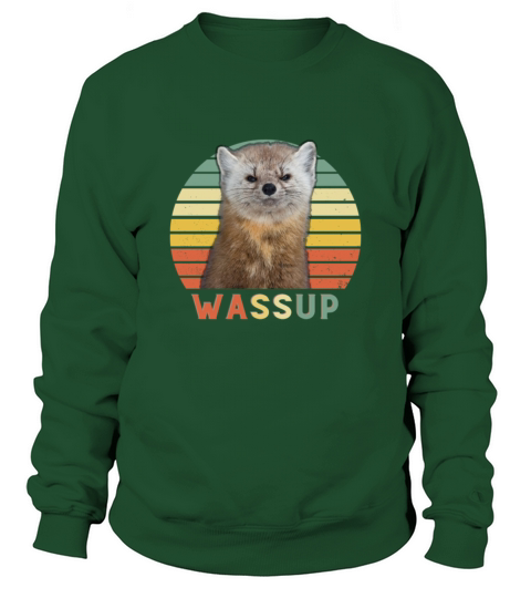pine marten design vintage and retro funny Sweatshirt Unisex