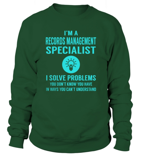 Records Management Specialist Sweatshirt Unisex