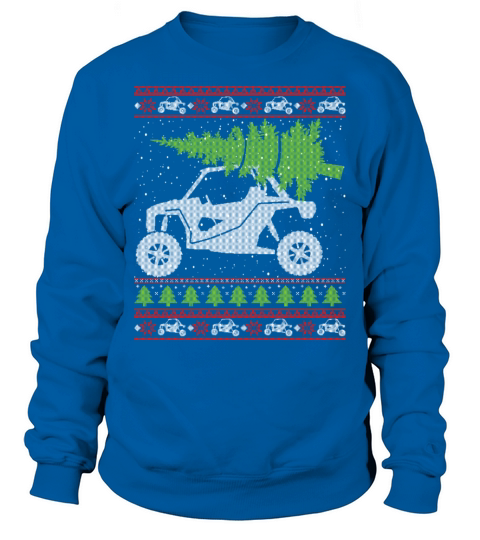 RZR Christmas Tree Funny Ugly Xmas Style Sweatshirt Unisex