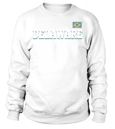 State Name America State Flag Delaware Sweatshirt Unisex
