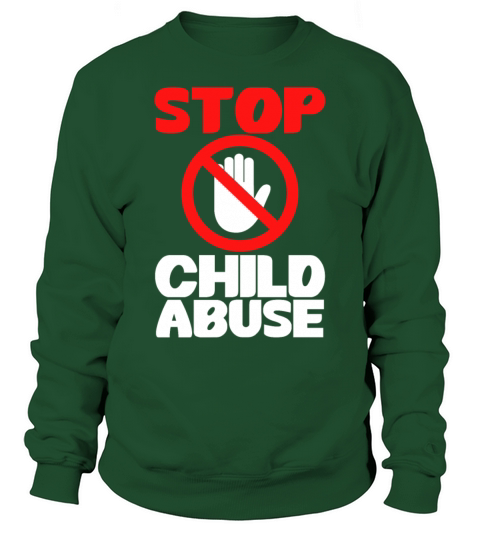 STOP CHILD ABUSE Help End Kids Violence Awareness Sweatshirt Unisex