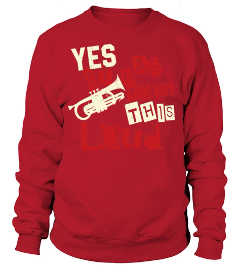 Trumpet Player Vintage Yes It Has Sweatshirt Unisex