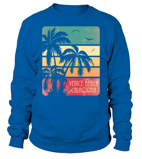 Venice Beach California Vintage Summer Sweatshirt Unisex