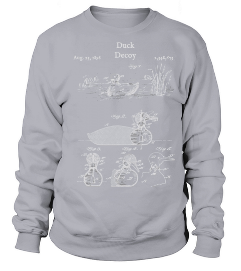 Vintage Duck Hunting Decoy Wood Mallard Sweatshirt Unisex