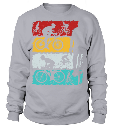 Vintage Retro Bicycle Racing Cycling Sweatshirt Unisex