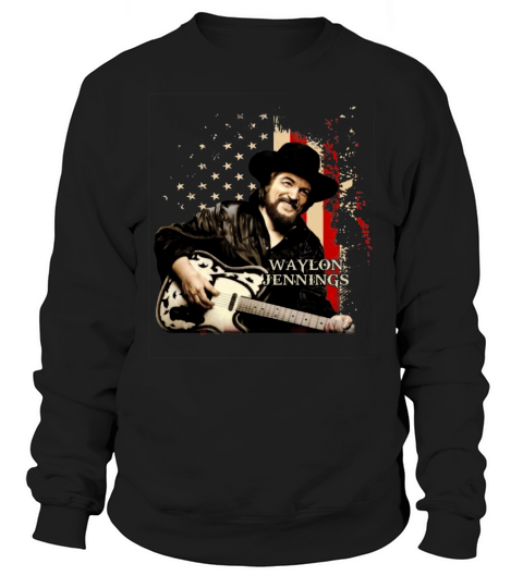 Waylon Jennings america Sweatshirt Unisex