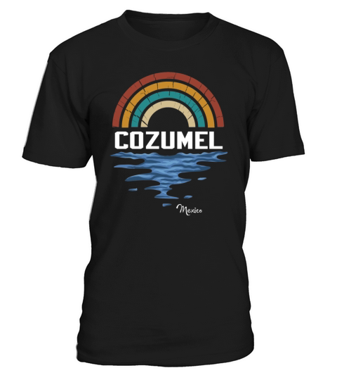 Cozumel Mexico Vintage Sunset T-Shirt Unisex