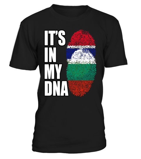 Gambian And Bulgarian Mix Heritage DNA Flag T-Shirt Unisex