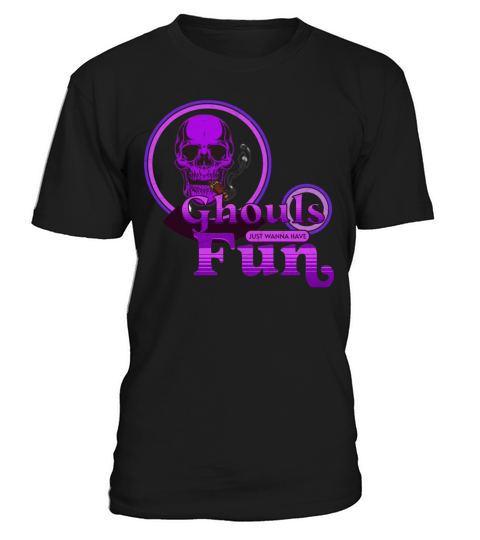 Ghouls Just Wanna Have Fun Purple Halloween T-Shirt Unisex