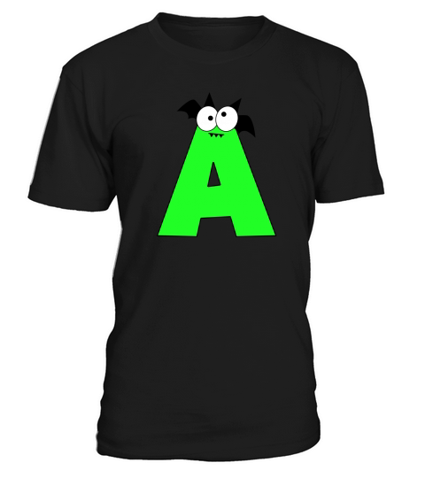Halloween Alphabets Clipart A T-Shirt Unisex
