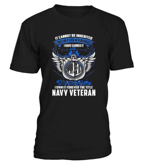 NAVY VETERAN T SHIRT T-Shirt Unisex