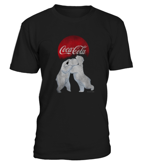 Original Coca-Cola Vintage Christmas Polar Bear Hug Graphic shirt T-Shirt Unisex