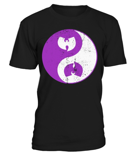 yin and yang wutang white and purple T-Shirt Unisex