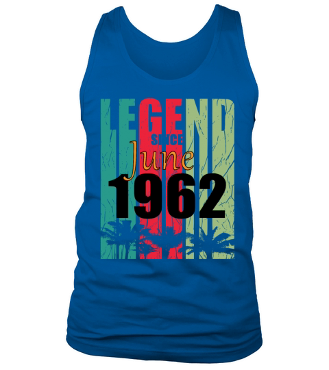 1962 vintage born in June gift Tank Top Unisex