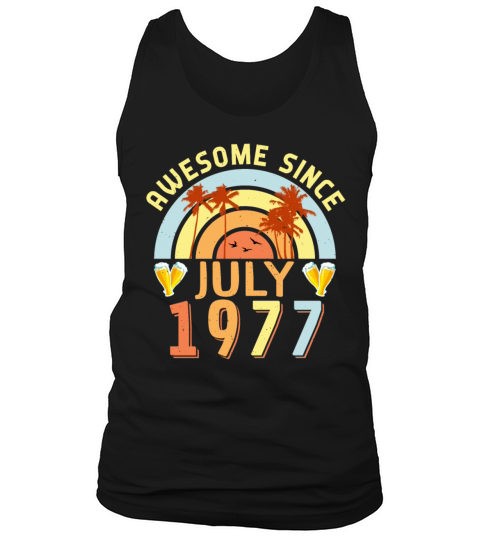 1977 July Vintage Tank Top Unisex