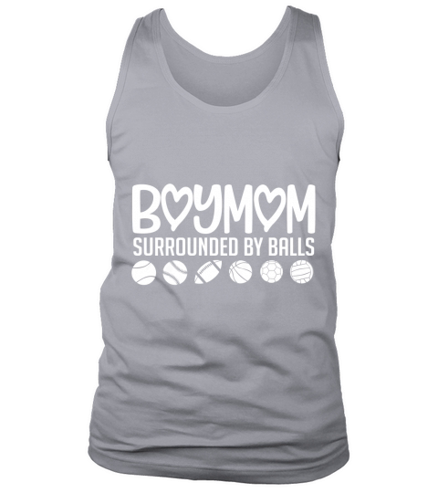 Boy Mom Surrounded By Balls - Coffee Mug (colored) Tank Top Unisex