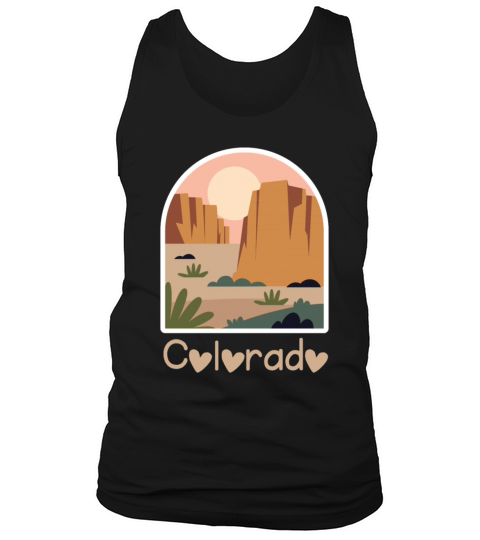 Colorado Vintage Retro 4th Of July Mountains Mount Tank Top Unisex