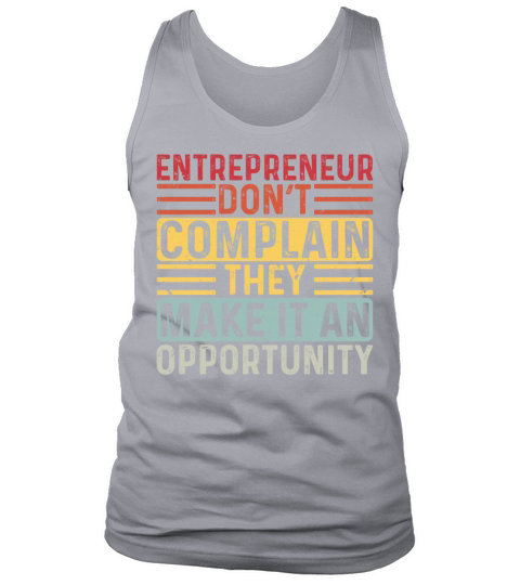 Entrepreneur Minded Business Lifestyle Gifts Idea Tank Top Unisex