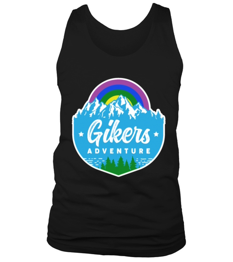 Gay Hiker and Biker Outdoor Activity Theme Gikers Tank Top Unisex