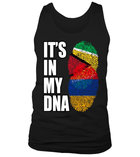 Guyanese And Armenian Mix Heritage DNA Flag Tank Top Unisex