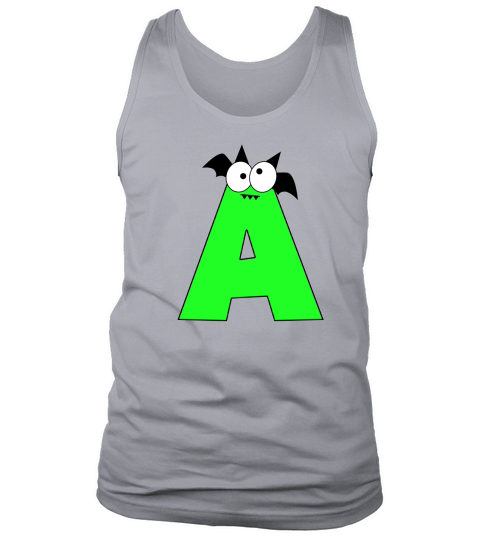 Halloween Alphabets Clipart A Tank Top Unisex