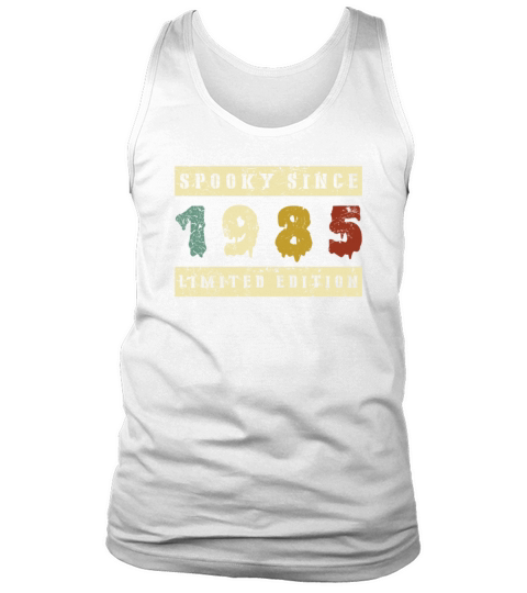 Halloween Spooky Since 1985 Retro Birth Year Tank Top Unisex