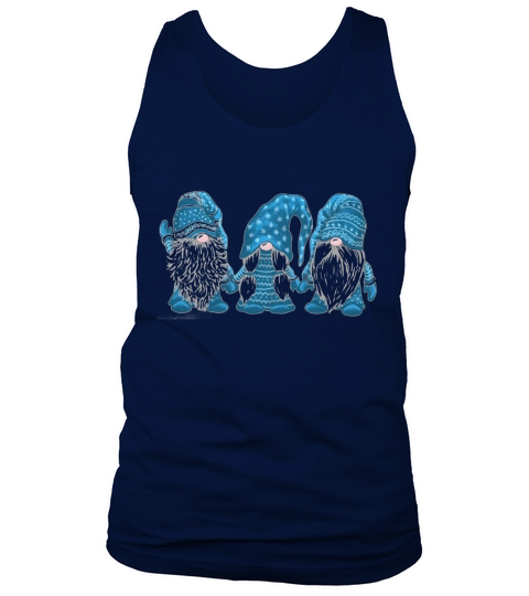 Hanging With My Gnomies Blue shirt Tank Top Unisex