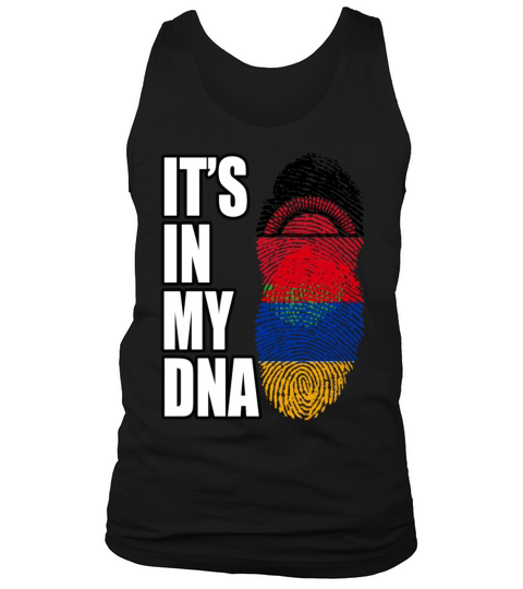 Malawian And Armenian Mix Heritage DNA Flag Tank Top Unisex