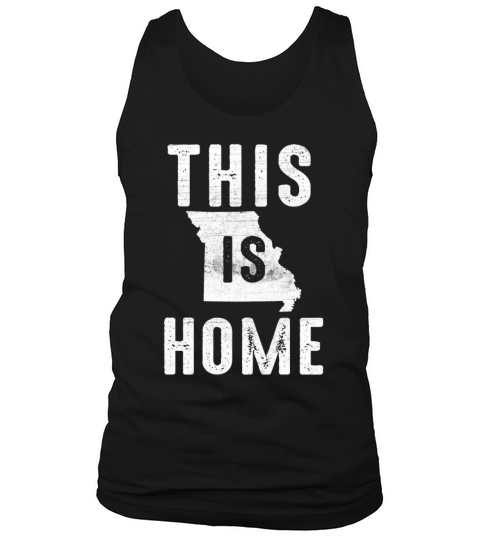 Map America US State Flag This Home Missouri Tank Top Unisex