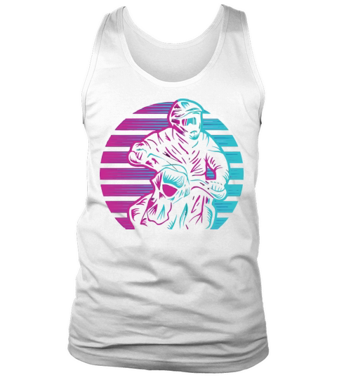 Motocross in Sunset Retro Vintage Funny Racer Tank Top Unisex