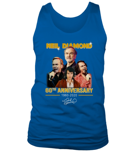 Neil Diamond 60th anniversary 1960-2020 signature shirt Tank Top Unisex