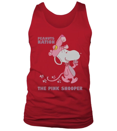 Peanuts Nation The Pink Snooper Tank Top Unisex