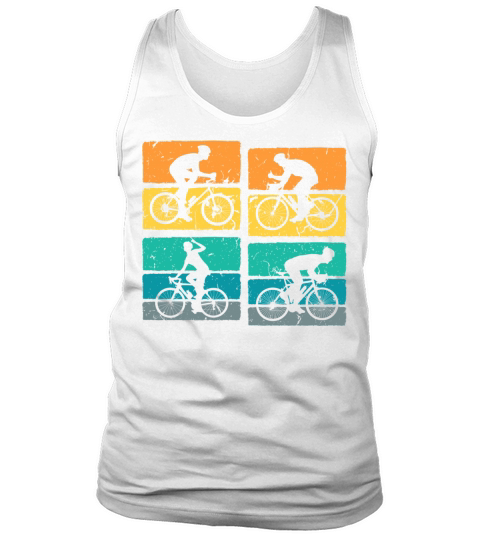 Road Bicyclist Retro Vintage Cycling Tank Top Unisex