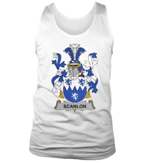 Scanlon Family Crest Irish Family Crests II Tank Top Unisex