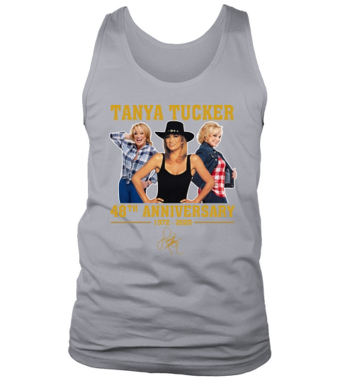 Tanya Tucker 48th Anniversary 1972-2020 signature shirt Tank Top Unisex