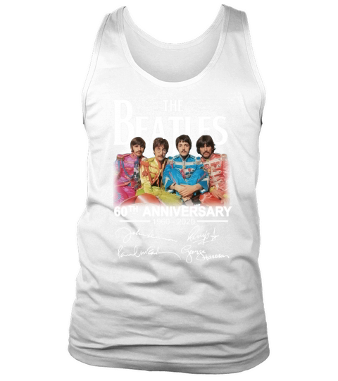 The Beatles 60th Anniversary 1960 2020 Tank Top Unisex