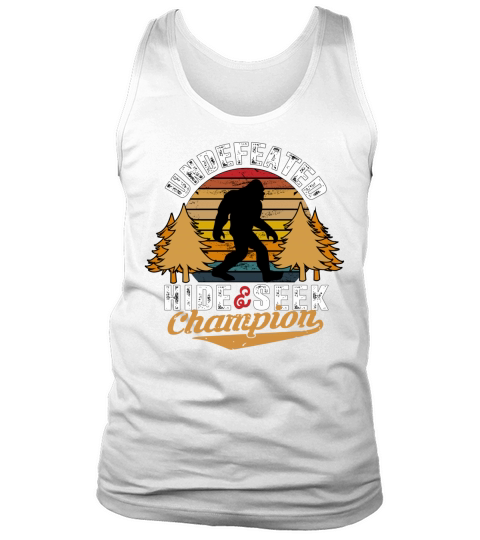Undefeated Hide And Seek World Champion Tank Top Unisex