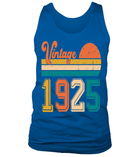 Vintage 1925 birthday gift Tank Top Unisex