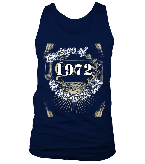 Vintage 1972 Birthday Saying Retro 50 Years Tank Top Unisex